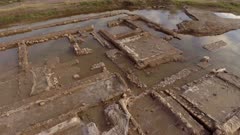 Ruins of an ancient roman settlement
