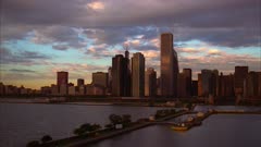 Aerial Chicago Skyline