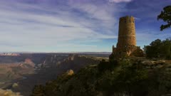 Scenic view of the Grand Canyon at the Desert View Watchtower