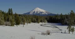 Snow-capped Mt. Mcloughlin near Medford, Oregon