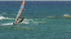 windsurfing at ho'okipa, maui