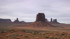 an afternoon shot from artist point of monument valley in utah, usa