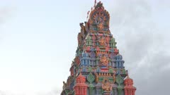 close up side view of sri siva subramaniya hindu temple in nadi, fiji