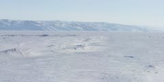 Scenic view of the snow covered Greenland landscape