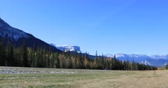 Highway through Jasper National Park, Canada 4K