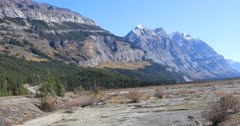 Mountain view in Banff National Park, Alberta 4K