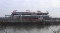 Timelapse of Nissan Stadium in Nashville, Tennessee 4K