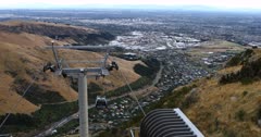Gondola view in Christchurch, New Zealand 4K