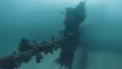 Chaouen Cargo Wreck mast 