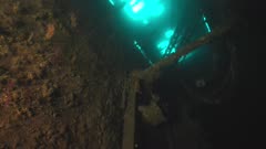 Chaouen Cargo Wreck inside light faults