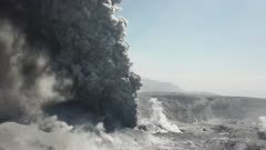 Incredible Aerial Footage Explosive Eruption Of Volcanic Ash And Lava