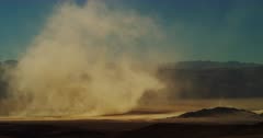 Dust Storms, or haboobs, intensify as they move through Death Valley during the heat of the desert summer