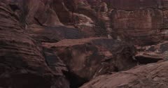 Petroglyphs and Rock Art panels at Petroglyph Canon at Valley of Fire State Park in Nevada. (Motion Control TIME-LAPSE)