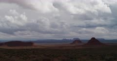 Storms over Monument Valley and Valley of the Gods