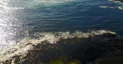 Aerial HAWAII, beach and ocean