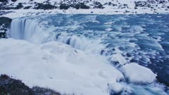 Frozen Waterfall, Iceland