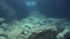 Cave - pebble - Underwater