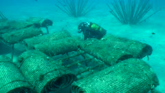 Récif artificiel Sous-marin - underwater artificial reef 
