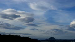 Cloud timelapse Mount Manganui