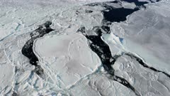 Sea Ice, near Emperor Penguins, Ross Sea