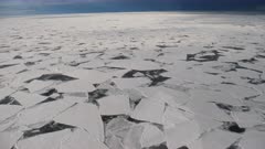 Sea Ice, Aerial, McMurdo, Ross Sea, Antarctica