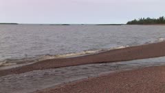 Lake Superior Shoreline, Gentle Waves
