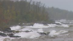 Lake Superior, Crashing Waves on Shoreline