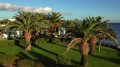 Gardens of Hotel Natura Palace, Playa Blanca, Lanzarote, Canary Islands, Spain, Atlantic, Europe