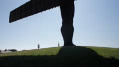 Angel of the North sculpture by Antony Gormley, Gateshead, Newcastle-upon-Tyne, Tyne and Wear, England, United Kingdom, Europe