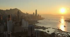 View of Hong Kong Island and Victoria Harbour, Hong Kong