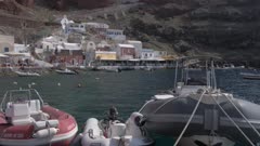 Harbor in Oia, Santorini, Greece, Europe