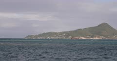 View of Petite Martinique and Petite Dominique Islands from Windward, Carriacou, Grenada, West Indies, Caribbean, Central America