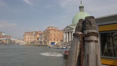 Grand Canal and San Simeone Piccolo near Santa Lucia Station, Venice, UNESCO World Heritage Site, Veneto, Italy, Europe