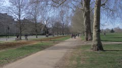 Hyde Park in springtime, London, England, United Kingdom, Europe