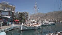 Kalimnos harbour, Kalimnos Town, Kalimnos, Dodecanese, Greek Islands, Greece, Europe