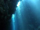 Sun Beam (Natural Light) Through The Cave