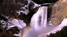 Water Scenics - Yellowstone Falls, Rainbow In Mist