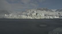 View From Boat Traveling Along Arctic Greenland Coastline