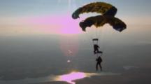 Navy Seals Skydive, Join Up In Air 