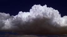 Timelapse Of Cumulus Clouds Against Dark Sky