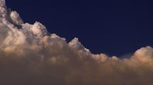 Timelapse Of Cumulus Clouds Against Blue Sky