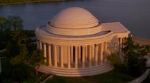 Aerial Over Jefferson Memorial, Washington D.C.
