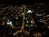 Aerial City At Night