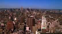 Aerial Skyline Of New York City