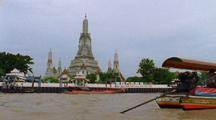 Wat Arun Temple Shot From Boat