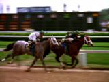 Horses Race At Kentucky Derby