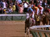 Horses Race At Kentucky Derby
