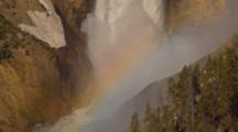 Close Up Of Rainbow At Yellowstone Falls