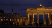 Brandenburg Gate At Night, Pan