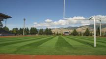 Goal Post At Track And Football Field, Southern Oregon University